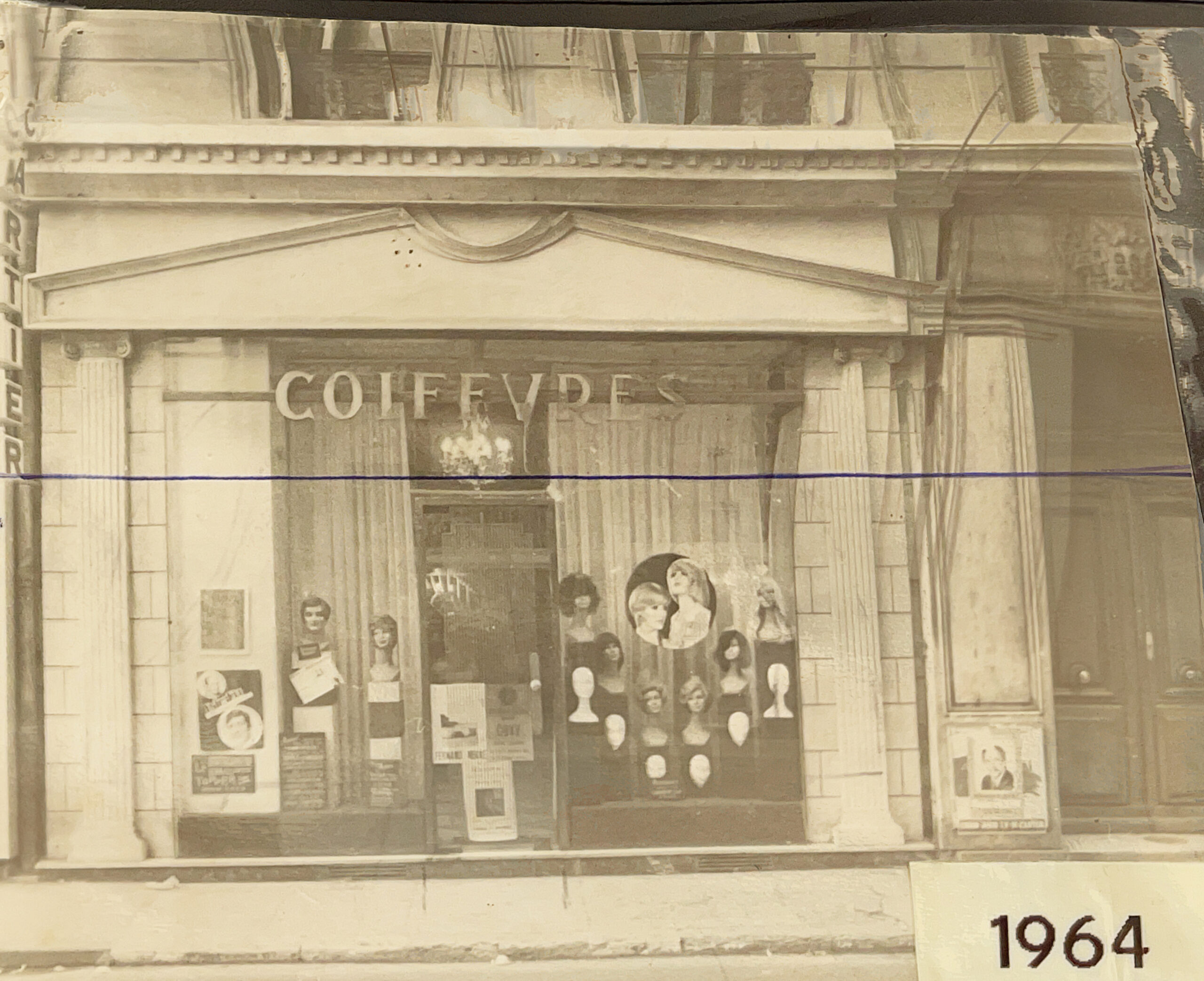 cartier coiffure marseille façade 1964